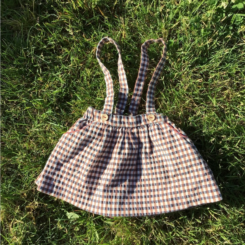 Zara Multicolor Checkered Kids Skirt
